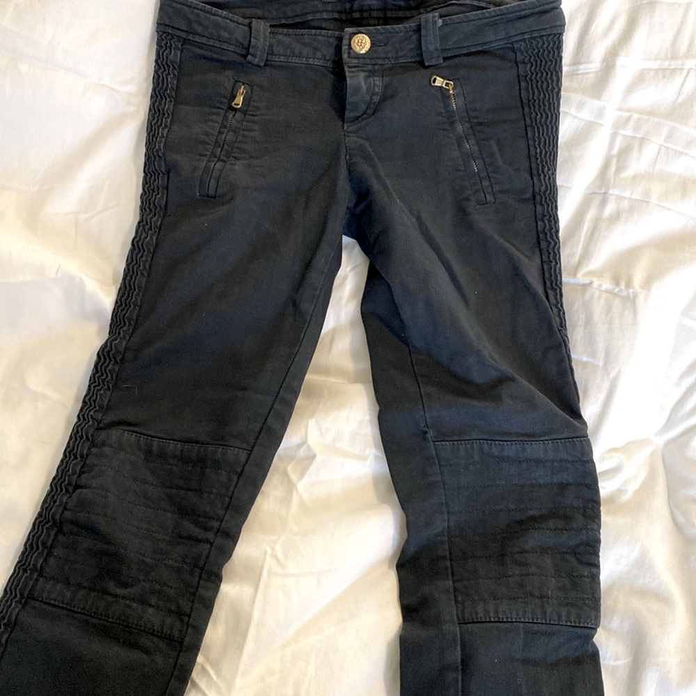 Zara blue stretchy jeans